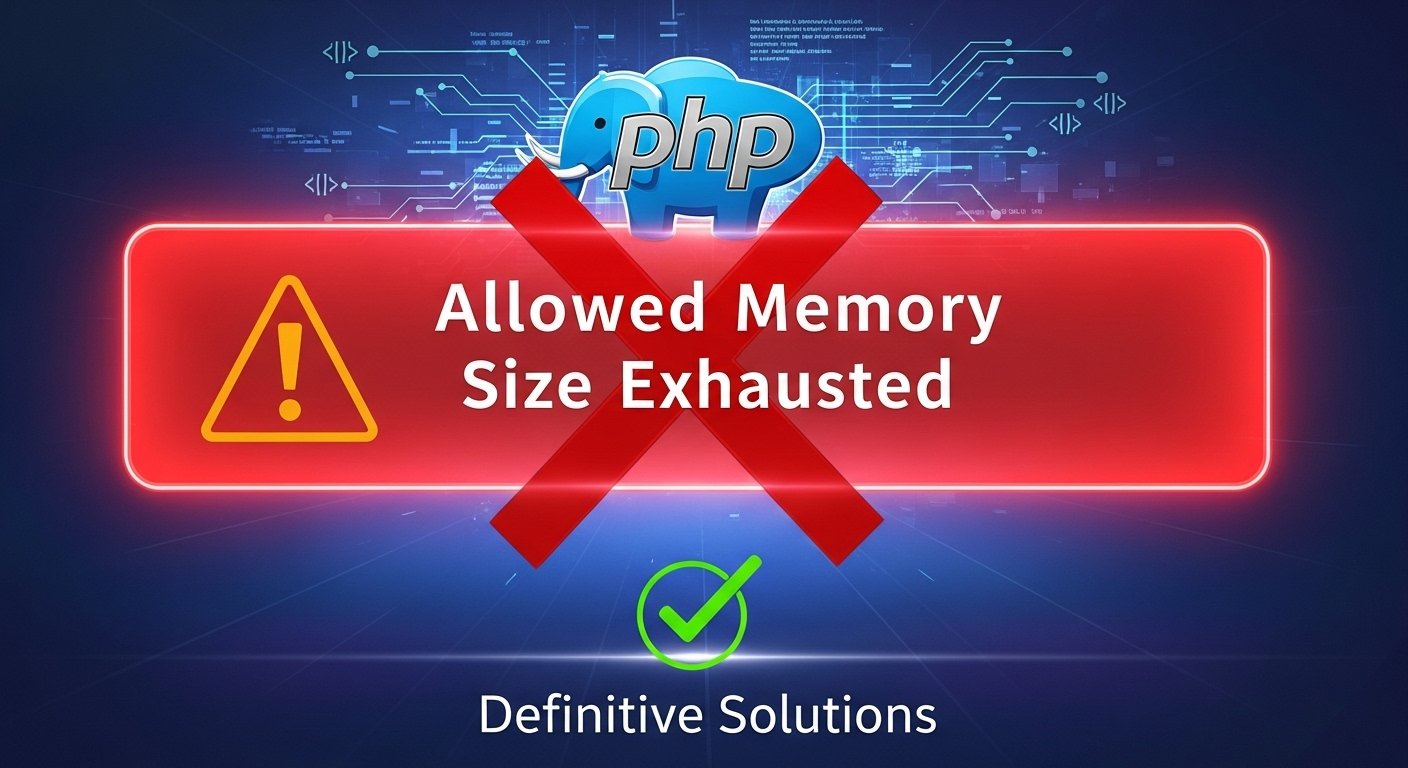 PHP’de 'Allowed Memory Size Exhausted' Hatasıyla Vedalaşın: Kesin Çözüm Yöntemleri